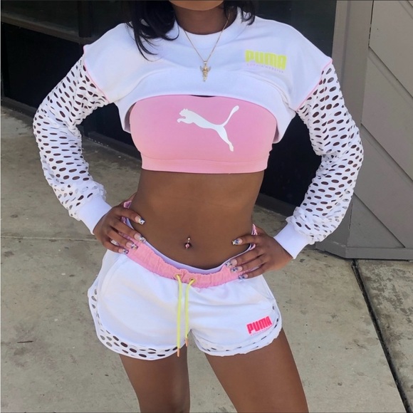 Sophia Webster Tops - Set of 2 : top crew + bra Puma & Sophia Webster